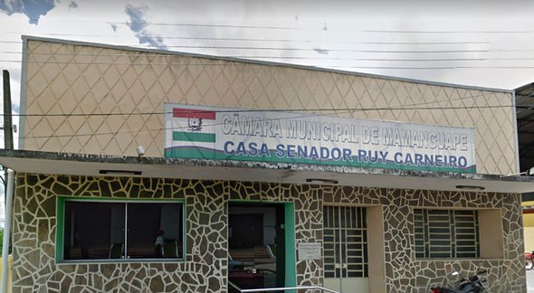 Concurso da Câmara de Mamanguape: sede do órgão - Google Street View