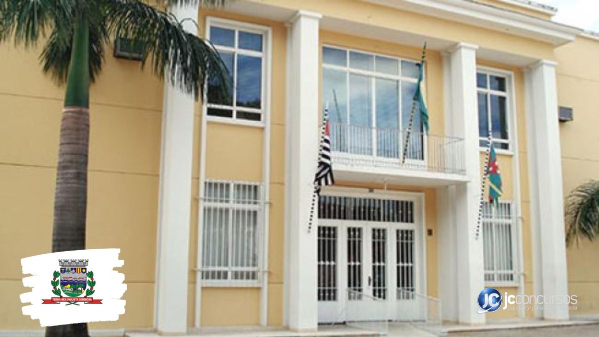 Concurso da Câmara de Mococa: fachada do prédio do Legislativo