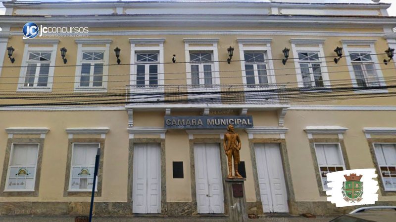 Concurso da Câmara de Paraíba do Sul RJ: sede do Legislativo