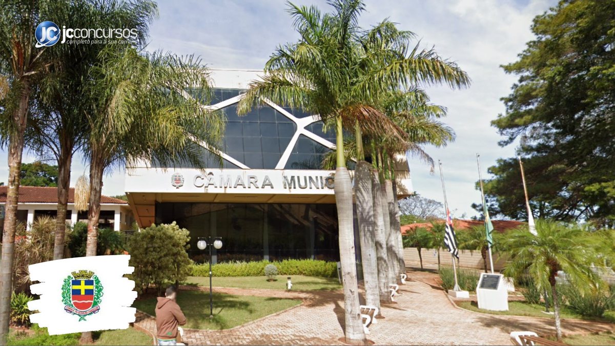 Concurso da Câmara de Santa Cruz do Rio Pardo: fachada do prédio do Legislativo