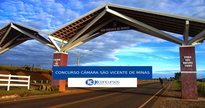 Concurso Câmara de São Vicente de Minas - portal de entrada do município - Divulgação