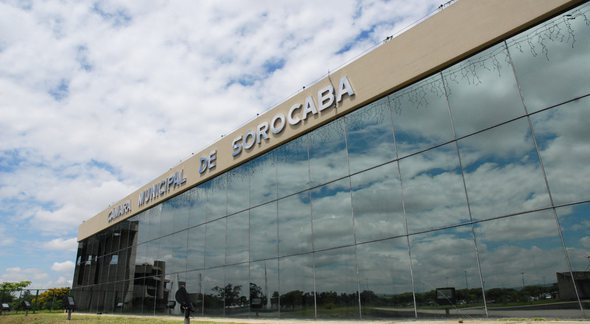Concurso da Câmara de Sorocaba: fachada do prédio do Legislativo - Divulgação