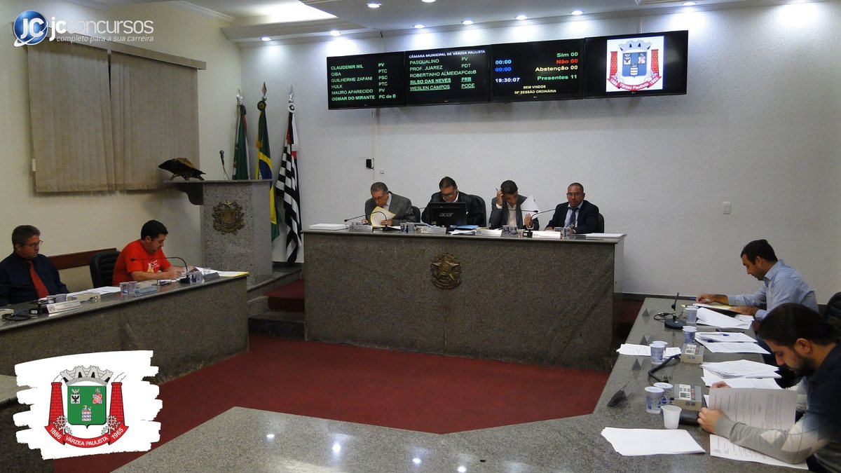 Câmara de Várzea Paulista SP: sessão da câmara