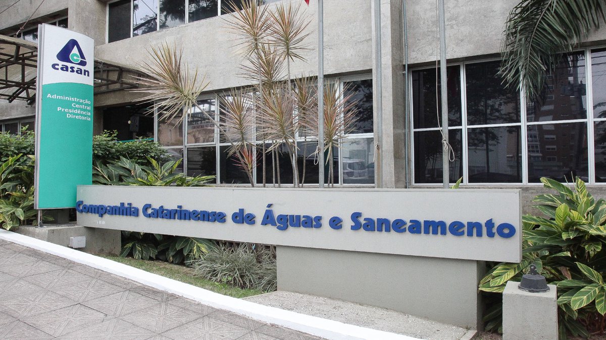 Concurso da Casan: sede da Companhia Catarinense de Águas e Saneamento, em Florianópolis