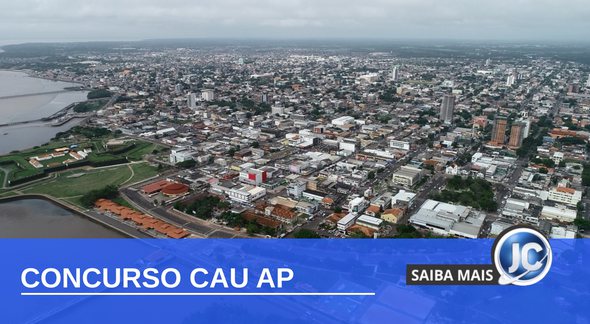 Concurso CAU AP: vista aérea de Macapá, onde fica a sede do conselho - Divulgação
