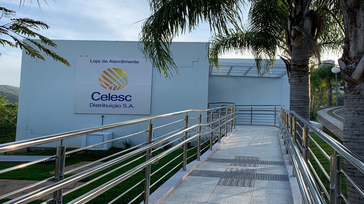 Concurso da Celesc: loja de atendimento da empresa em Florianópolis