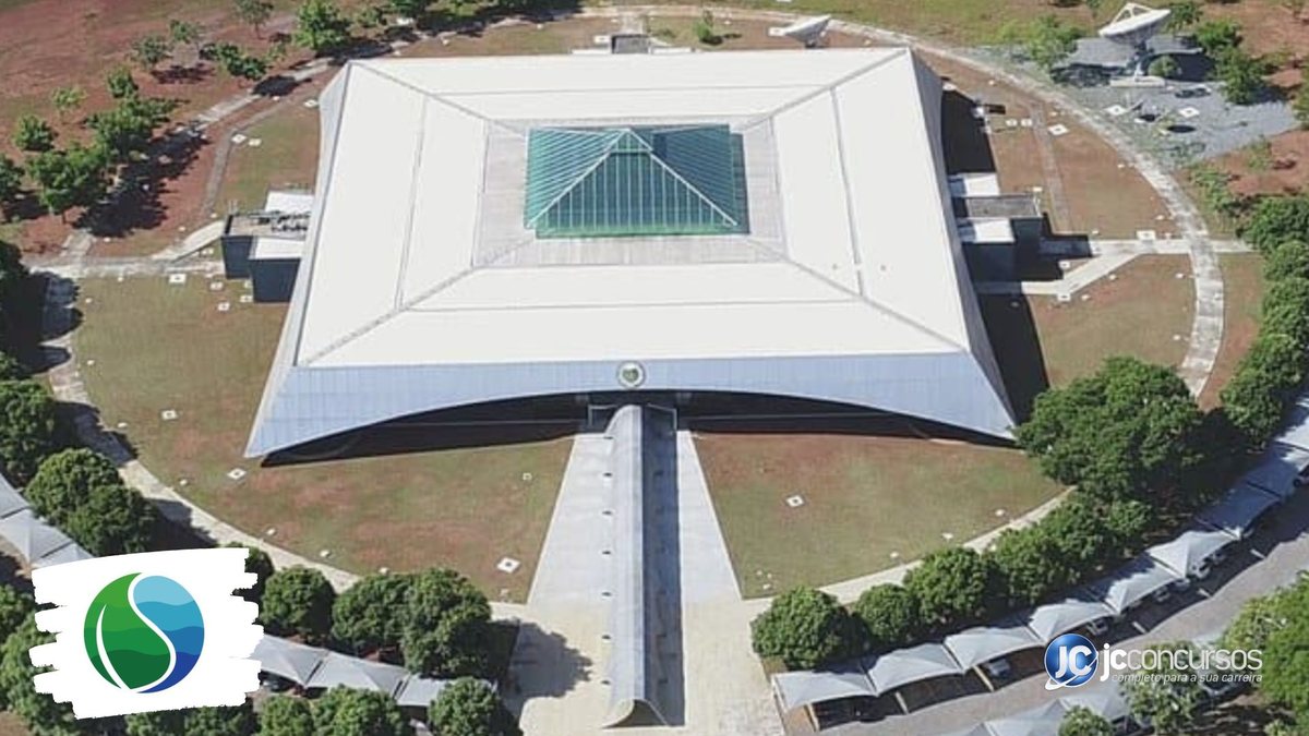 Concurso do Censipam: vista aérea do centro de coordenação-geral, em Brasília (DF)