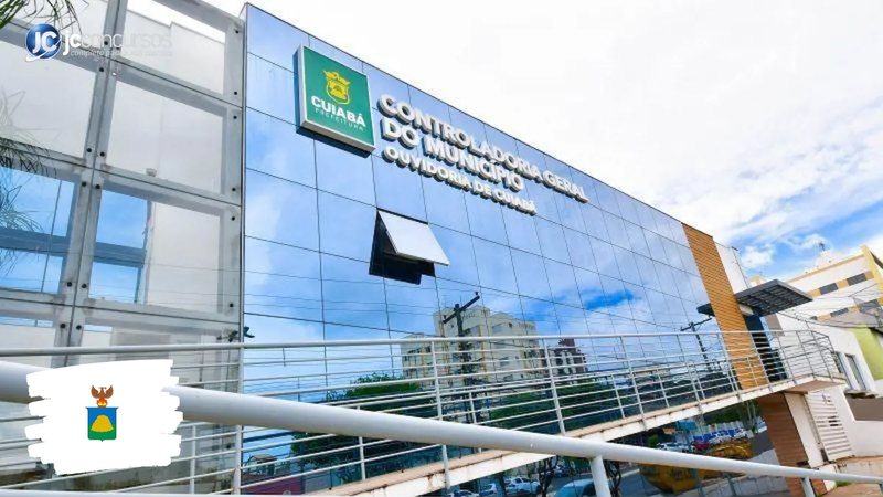 Concurso da CGM de Cuiabá: fachada da sede do órgão