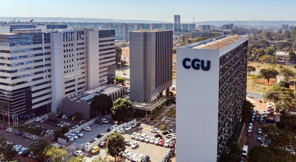 Concurso da CGU: vista aérea do edifício sede da Controladoria-Geral da União - Divulgação