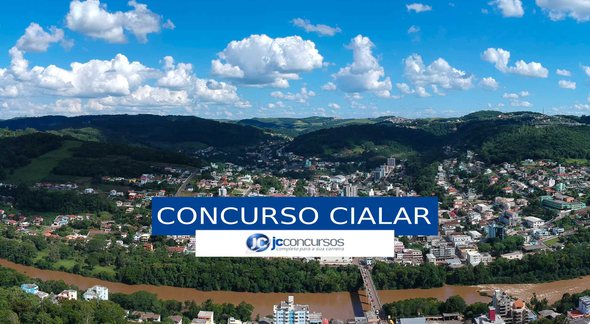Concurso Cialar - vista aérea do município de Capinzal - Divulgação