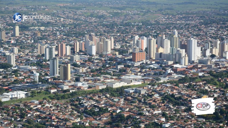 Concurso do CIOP SP: vista aérea do município de Presidente Prudente - Divulgação