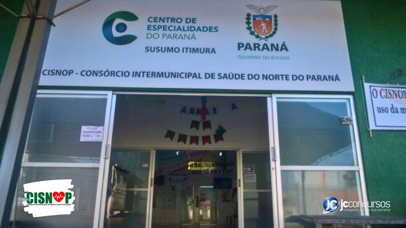 Concurso do CISNOP PR: fachada do órgão