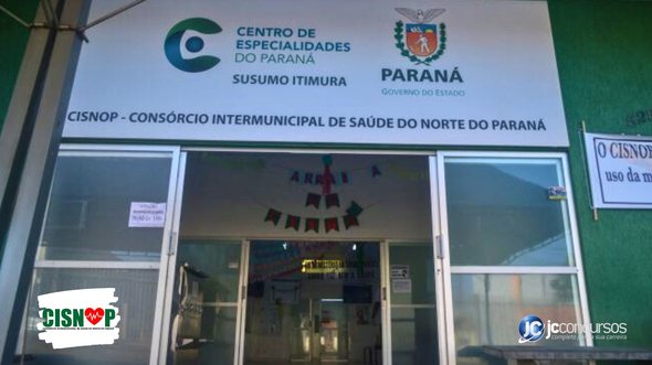 Concurso do CISNOP PR: fachada do órgão - Divulgação