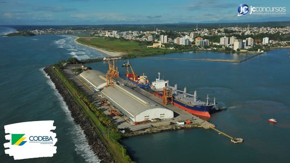Concurso da Codeba: vista aérea do Porto de Ilhéus - Foto: Divulgação