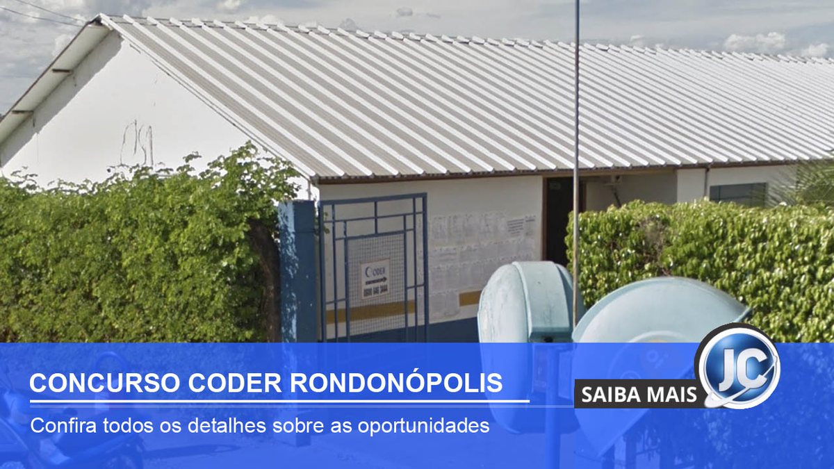 Concurso CODER Rondonópolis MT