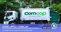 Concurso Comcap - caminhão da Autarquia de Melhoramentos da Capital - Divulgação