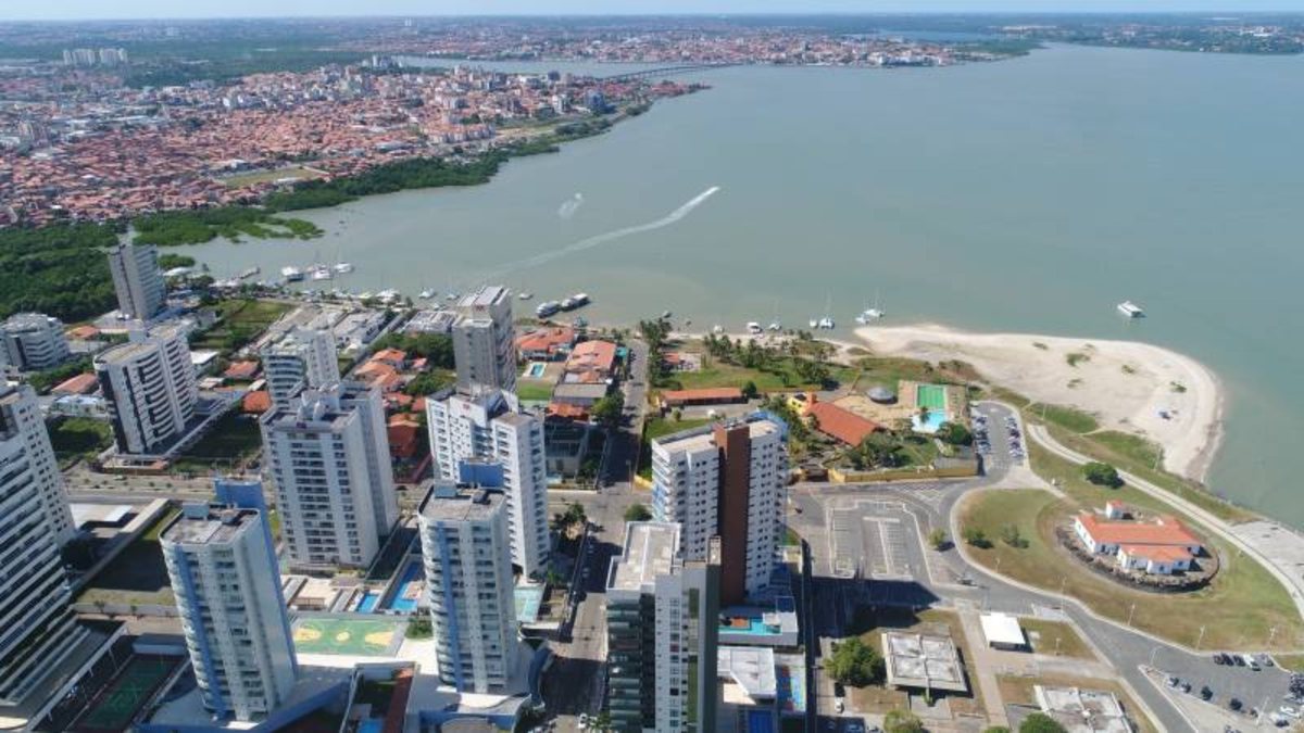 Concurso do Core MA: vista aérea de São Luís, onde fica a sede do órgão