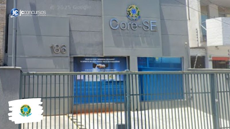 Concurso do Core SE: sede da instituição, em Aracaju - Foto: Google Street View