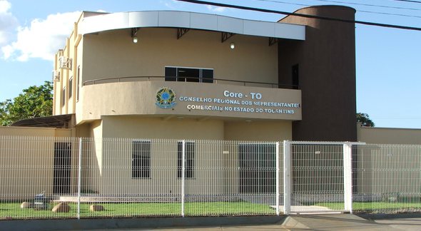 Concurso Core TO: sede do Conselho Regional dos Representantes Comerciais do Tocantins - Divulgação