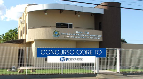 Concurso Core TO - sede do Conselho Regional dos Representantes Comerciais do Tocantins - Divulgação