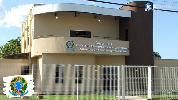 Concurso do Core TO: prédio do Conselho Regional dos Representantes Comerciais do Tocantins - Divulgação