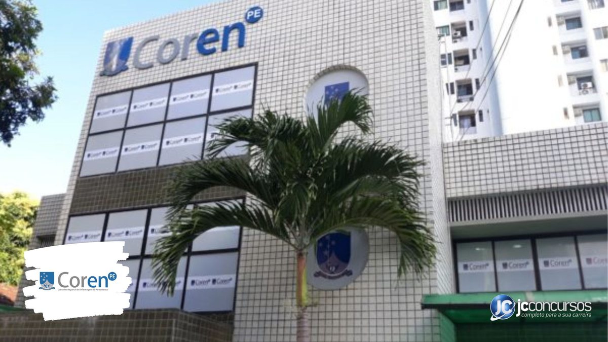 Concurso do Coren PE: edifício-sede do órgão, no Recife