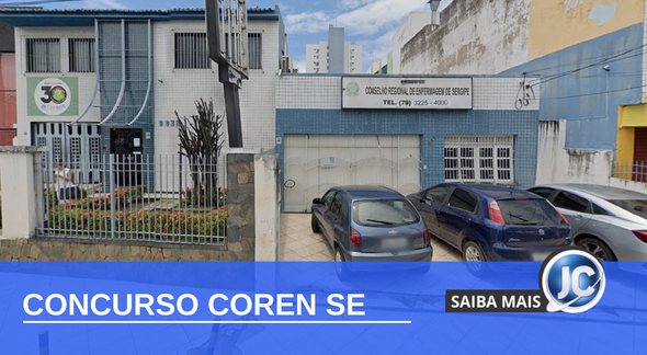 Concurso Coren SE: sede do Conselho Regional de Enfermagem de Sergipe - Google Street View