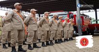 Concurso do Corpo de Bombeiros RO: agentes perfilados em unidade da corporação - Divulgação