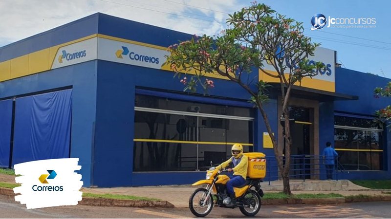 Concurso dos Correios: fachada de agência da estatal