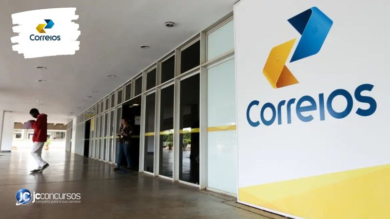 Concurso dos Correios: fachada de agência da estatal