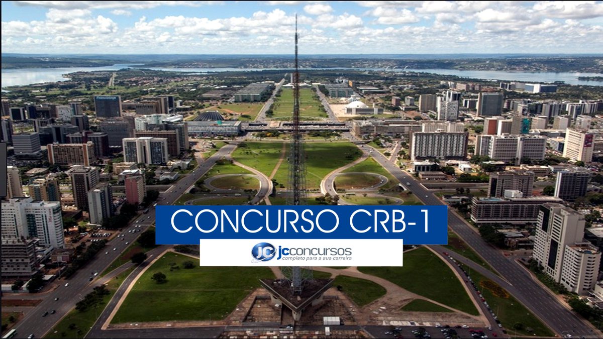 Concurso CRB-1: vista aérea de Brasília