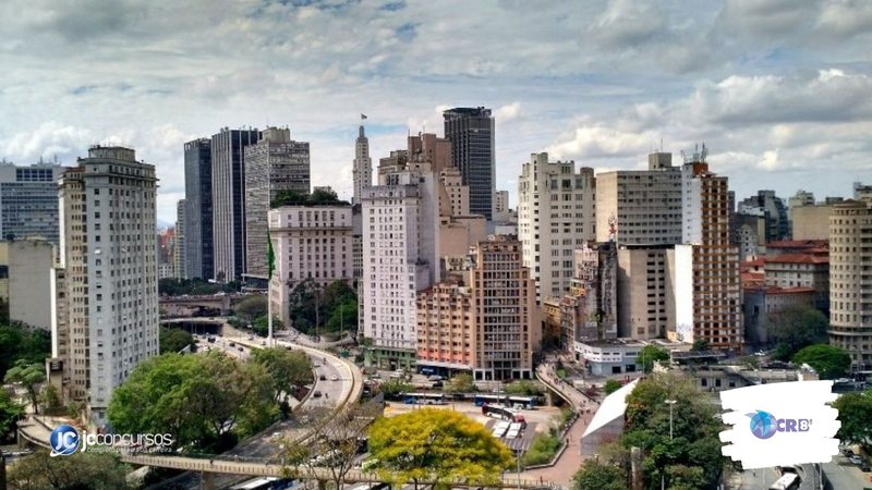 Concurso do CRB SP: vista panorâmica da capital paulista, onde fica a sede da entidade