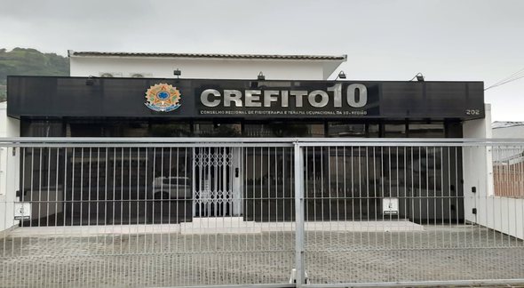 Concurso do Crefito-10: fachada da sede do órgão, em Florianópolis - Divulgação