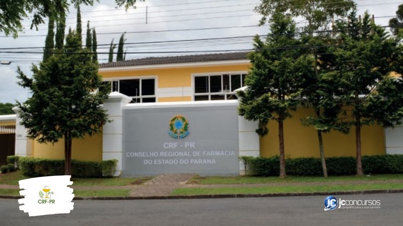 Concurso do CRF PR: sede da instituição, em Curitiba