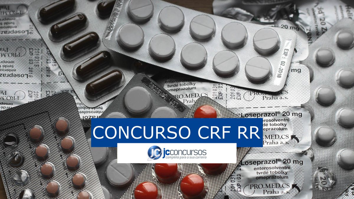 Concurso CRF RR: imagem de remédios
