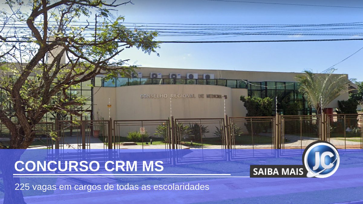 Concurso CRM MS - sede do Conselho Regional de Medicina do Estado do Mato Grosso do Sul