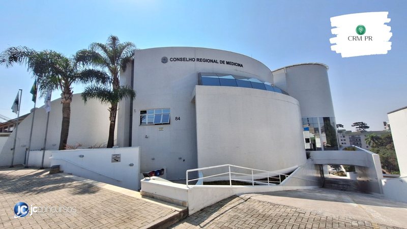 Concurso do CRM PR: sede da entidade, em Curitiba