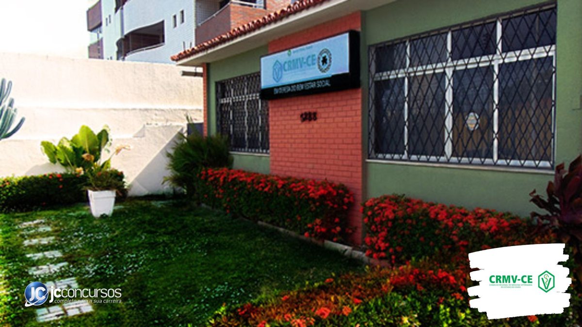 Concurso do CRMV CE: sede do órgão, em Fortaleza