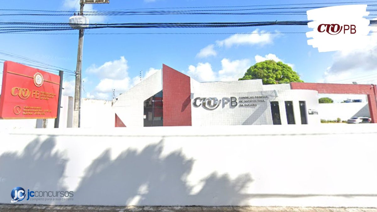 Concurso do CRO PB: sede do Conselho Regional de Odontologia da Paraíba