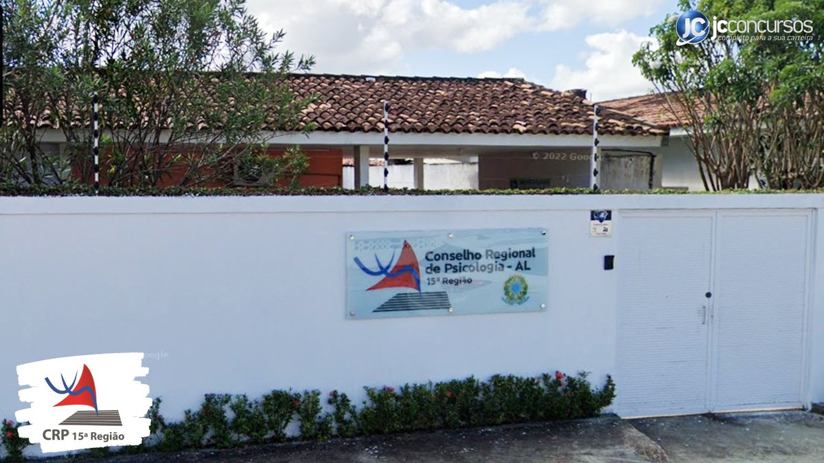 Concurso do CRP-15 AL: sede do Conselho Regional de Psicologia de Alagoas