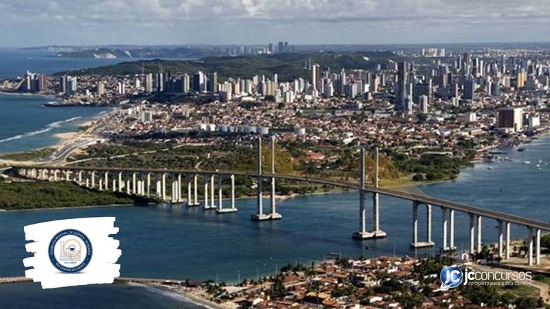 Concurso do CRQ RN: vista aérea de Natal, onde fica a sede do órgão - Foto: Canindé Soares/Prefeitura de Natal