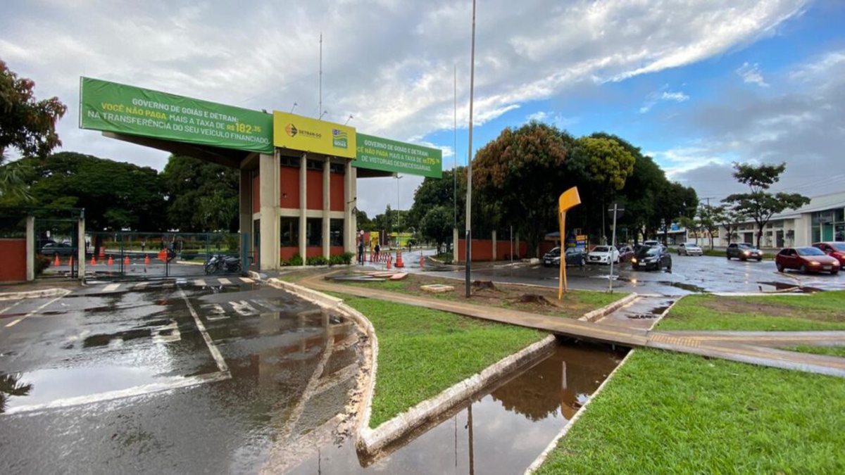 Concurso Detran GO: fachada da sede do Departamento Estadual de Trânsito de Goiás