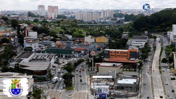 Concurso da Prefeitura de Diadema SP: vista aérea da cidade - Crédito: Dino Santos
