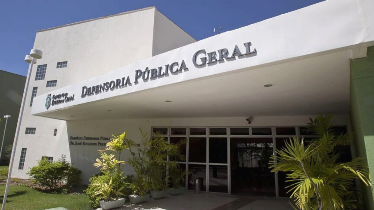 Concurso DPE CE: fachada do prédio da Defensoria Pública do Estado do Ceará