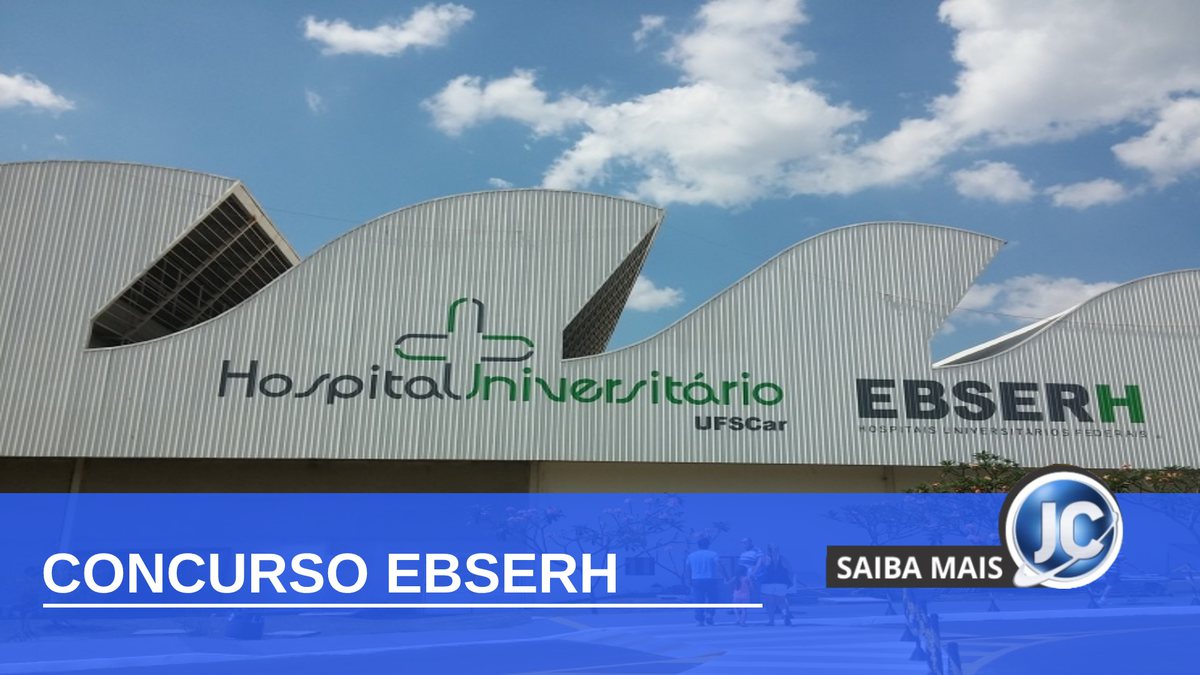 Concurso Ebserh: fachada do hospital universitário da UFSCar