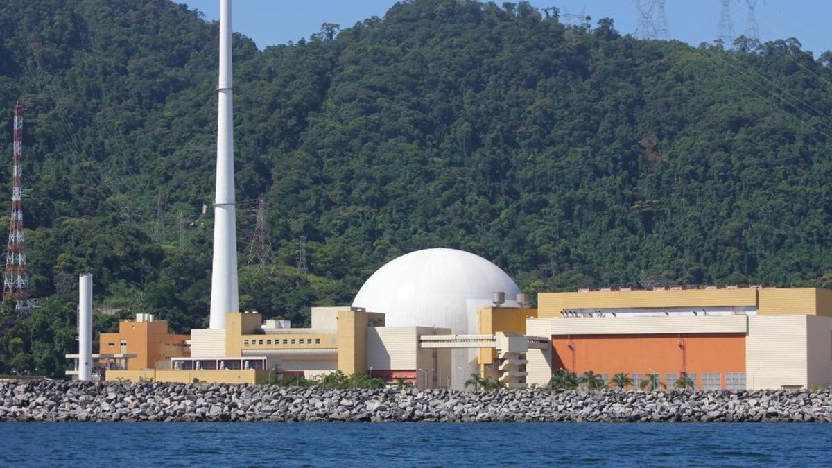 Concurso da Eletrobras: Angra 2, usina nuclear brasileira instalada em Angra dos Reis