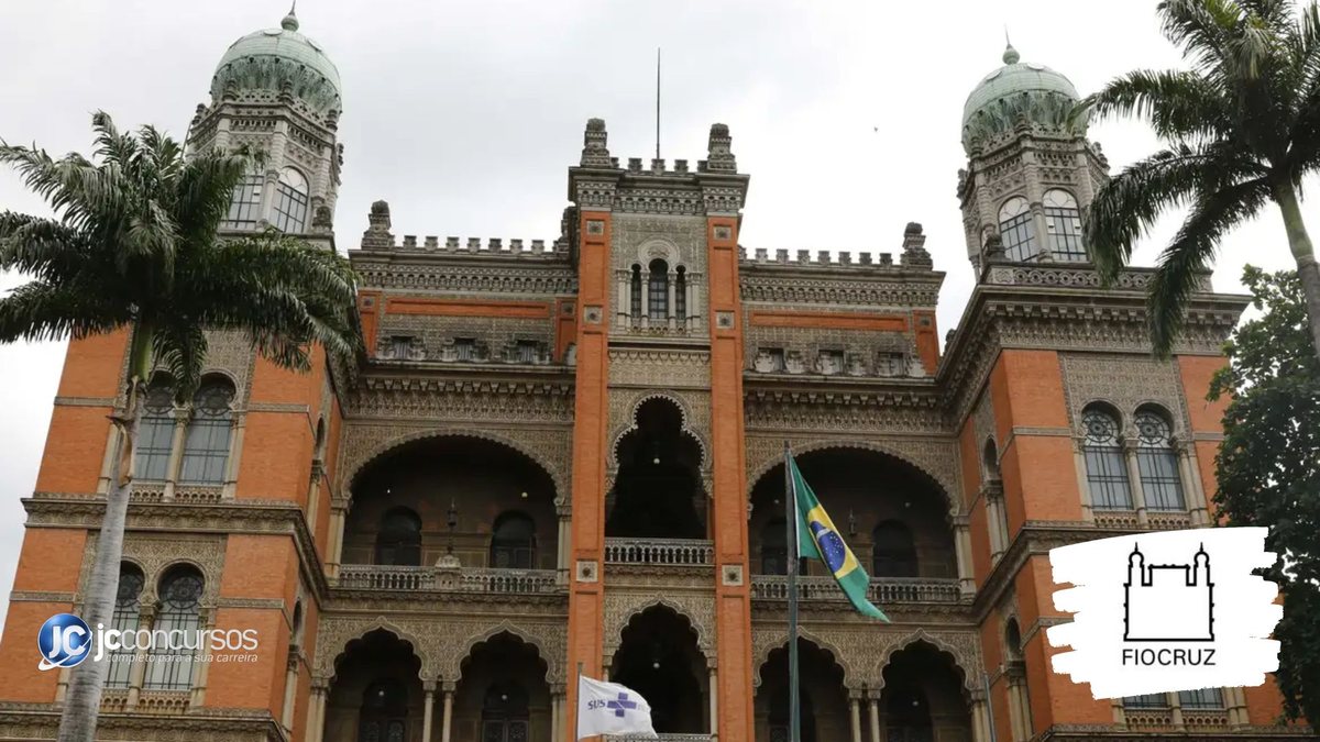 Concurso da Fiocruz: prédio da instituição, na cidade do Rio de Janeiro