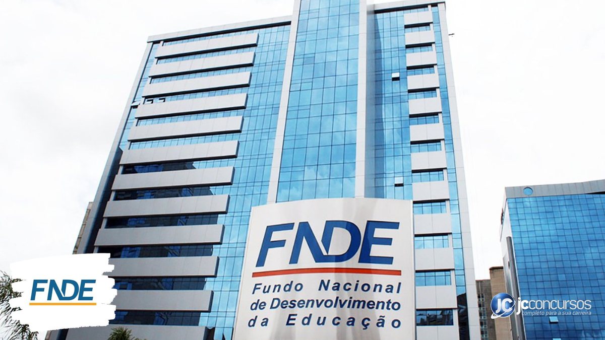 Concurso do FNDE: fachada da sede do órgão, em Brasília (DF)