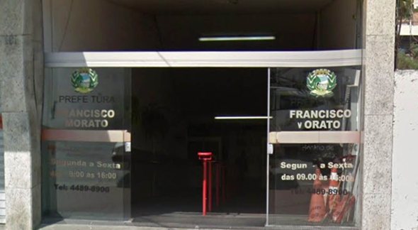 Concurso da Prefeitura de Francisco Morato: fachada do órgão - Google Street View