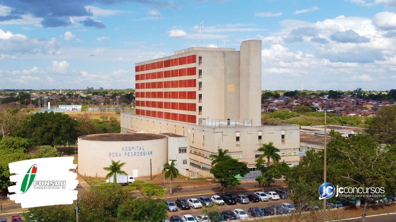 Concurso da Funsau MS: vista panorâmica do Hospital Regional de Campo Grande, onde os servidores serão lotados